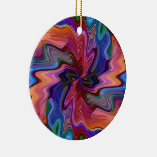 Atom Smashing Keramisch Ornament (Rechts)