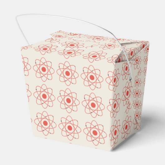 Atom Structure Science Pattern Bedankdoosjes (Achterkant)