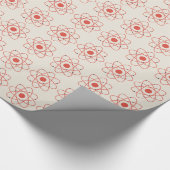 Atom Structure Science Pattern Cadeaupapier (Hoek)