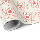 Atom Structure Science Pattern Cadeaupapier (Rol Hoek)