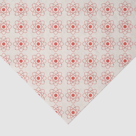 Atom Structure Science Pattern Tissuepapier (Detail)