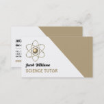 Atom Symbol, Science Tutor, leraar Visitekaartje<br><div class="desc">Atom Symbol,  Science Tutor,  Visitekaartjes van de leraar door The Visitekaartje Store. Pas deze kaarten eenvoudig aan met uw eigen tekst door de sectie "personaliseer deze sjabloon" te gebruiken of klik op de link "Pas verder aan" om de lettertypestijlen,  -kleuren en -lay-out in een suite te wijzigen.</div>