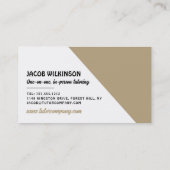 Atom Symbol, Science Tutor, leraar Visitekaartje (Achterkant)