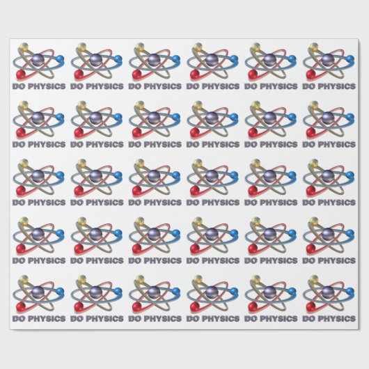 Atom-symbool Cadeaupapier (Vlak)