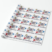Atom-symbool Cadeaupapier (Uitgerold)