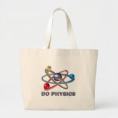 Atom-symbool Grote Tote Bag (Voorkant)