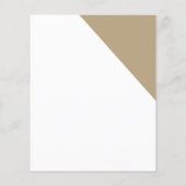 Atom Symbool, Wetenschapscursus Adverteren Flyer (Achterkant)