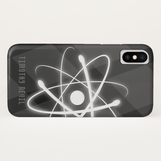 Atom-symbool | Wetenschapsregels Case-Mate iPhone Case (Achterkant (horizontaal))