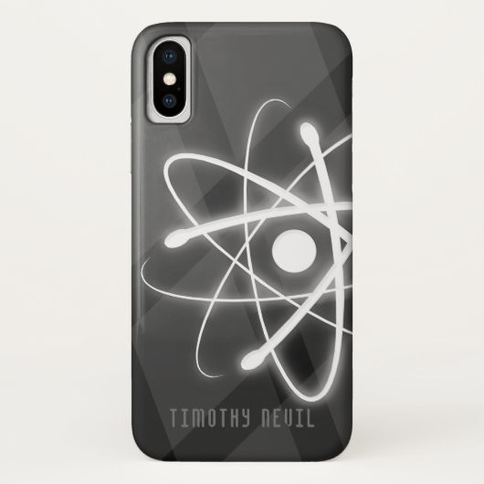 Atom-symbool | Wetenschapsregels Case-Mate iPhone Case (Achterkant)