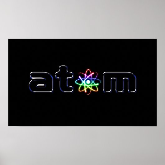 Atom - uniek Poster (Voorkant)