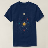 Atom Universe Minimalist door Tobe Fonseca T-shirt (Design voorkant)