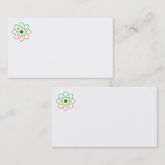 Atom Visitekaartjes (Voorkant / Achterkant)