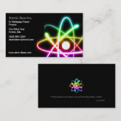 Atom | Wetenschappers Visitekaartje (Voorkant / Achterkant)