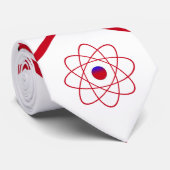 Atom White Stropdas (Opgerold)