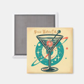 Atomair Martini Club Space Age Magneet (Voorkant / Achterkant)