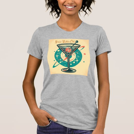 Atomair Martini Club Space Age T-shirt (Voorkant)