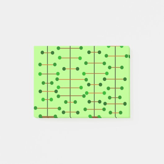 Atomaire Bomen Post-it® Notes (Voorkant)