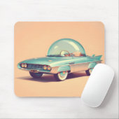 Atomaire Futuristische Bubbelblaasauto Muismat (Met muis)