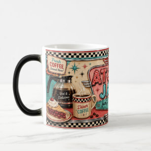 Atomaire Java Retro 1950s Diner Koffiemok Magische Mok