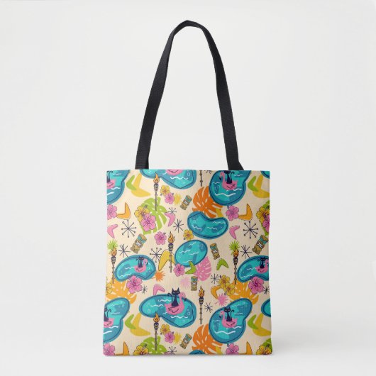 Atomaire Kitty Luau Schouder Tote Tas (Voorkant)