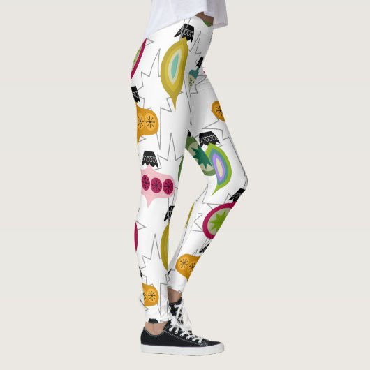 Atomaire Ornamenten Leggings (Rechts)