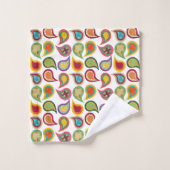 Atomaire Paisleys  Bad Handdoek (Wasdoekje)