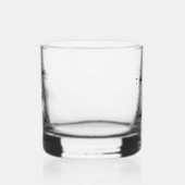 Atomaire Starburst Midden-euwse Modern uit de jare Whisky Glas (Links)