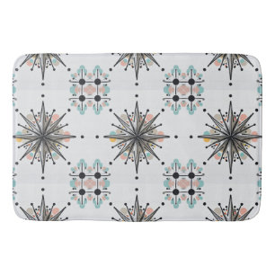 Atomaire sterrenexplosie retro middeleeuwse modern badmat