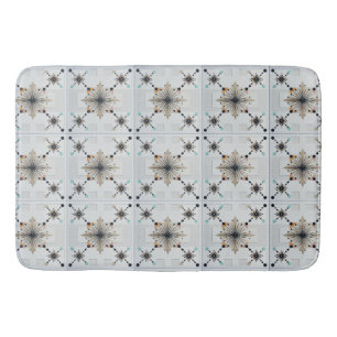 Atomaire stervoorstelling Retro Mid Century Modern Badmat