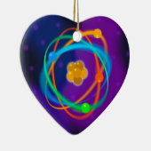 Atomaire structuurvlekken keramisch ornament (Rechts)