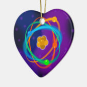 Atomaire structuurvlekken keramisch ornament (Links)