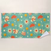 Atomaire Zomerzonnewende Badhanddoek (Voorkant)