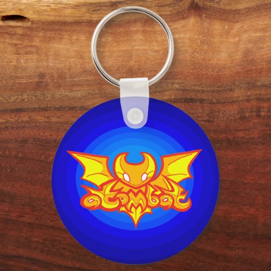 atombat logo v2 Sleutelhanger (Voorkant)