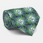 Atomen. Een 3d effect van atomen in de ruimte. Stropdas (Opgerold)