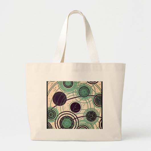 atomen en elektronen grote tote bag (Voorkant)