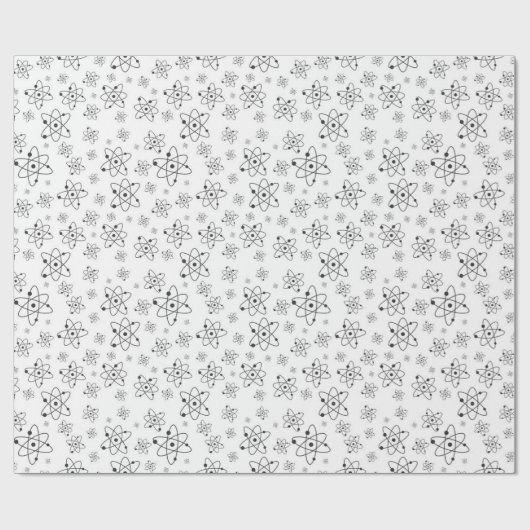 atomen in cadeauomslag cadeaupapier (Vlak)