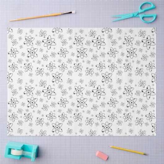 atomen in papier voor bewegend weefsel (Craft)