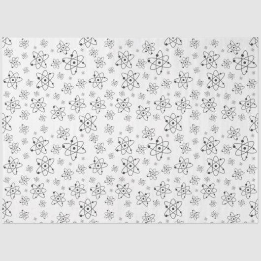 atomen in papier voor bewegend weefsel (Voorkant)