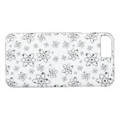 Atomen wetenschap scheikunde symbool Case-Mate iPhone case (Achterkant (Horizontaal))