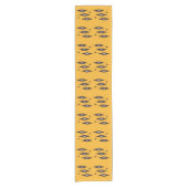 Atomic 1950's Diamonds Pattern Oranje Tafelloper (Voorkant)