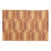 Atomic 1950's Diamonds Stars Sinaasappel Kussensloop (Achterkant)