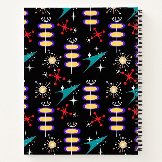 Atomic 50s planner notitieboek (Achterkant)