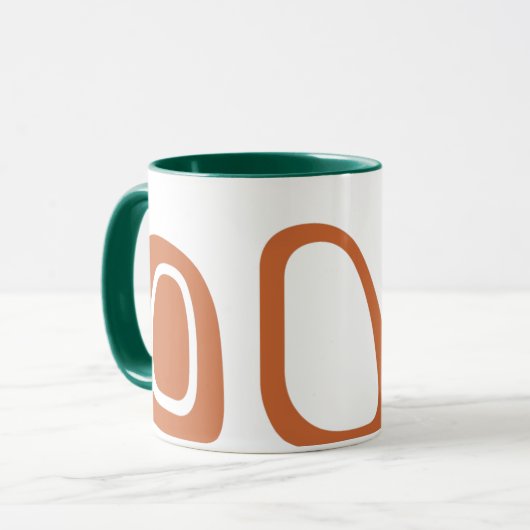 Atomic 50's stijl Coffee Mok (Voorkant links)