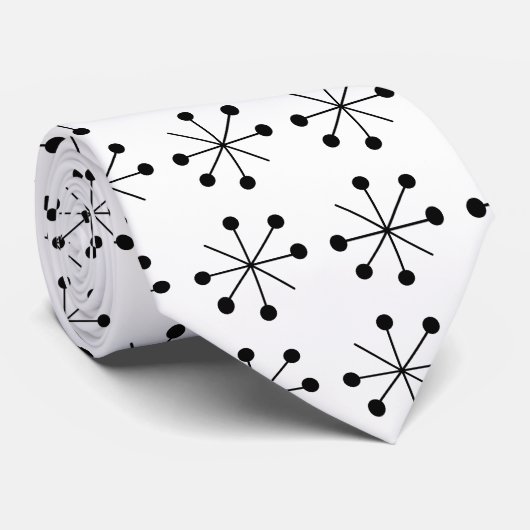 Atomic 50's stijl Stropdas (Opgerold)
