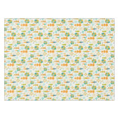 Atomic Age Abstracte vormen Starburst Mid Century Tafelkleed (Voorkant (Horizontaal))