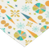 Atomic Age Abstracte vormen Starburst Mid Century Tafelkleed (Gekanteld)