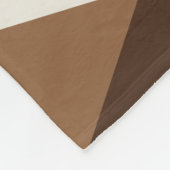 Atomic Age Art Diamonds Coffee Brown Fleece Deken (Hoek)