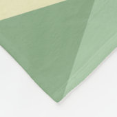 Atomic Age Art Diamonds Mint Green Yellow Fleece Deken (Hoek)