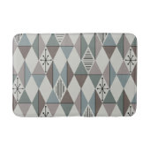 Atomic Age Art Diamonds Sage Grey Badmat (Voorkant)