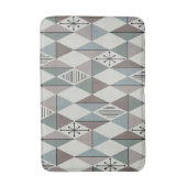 Atomic Age Art Diamonds Sage Grey Badmat (Voorkant Verticaal)